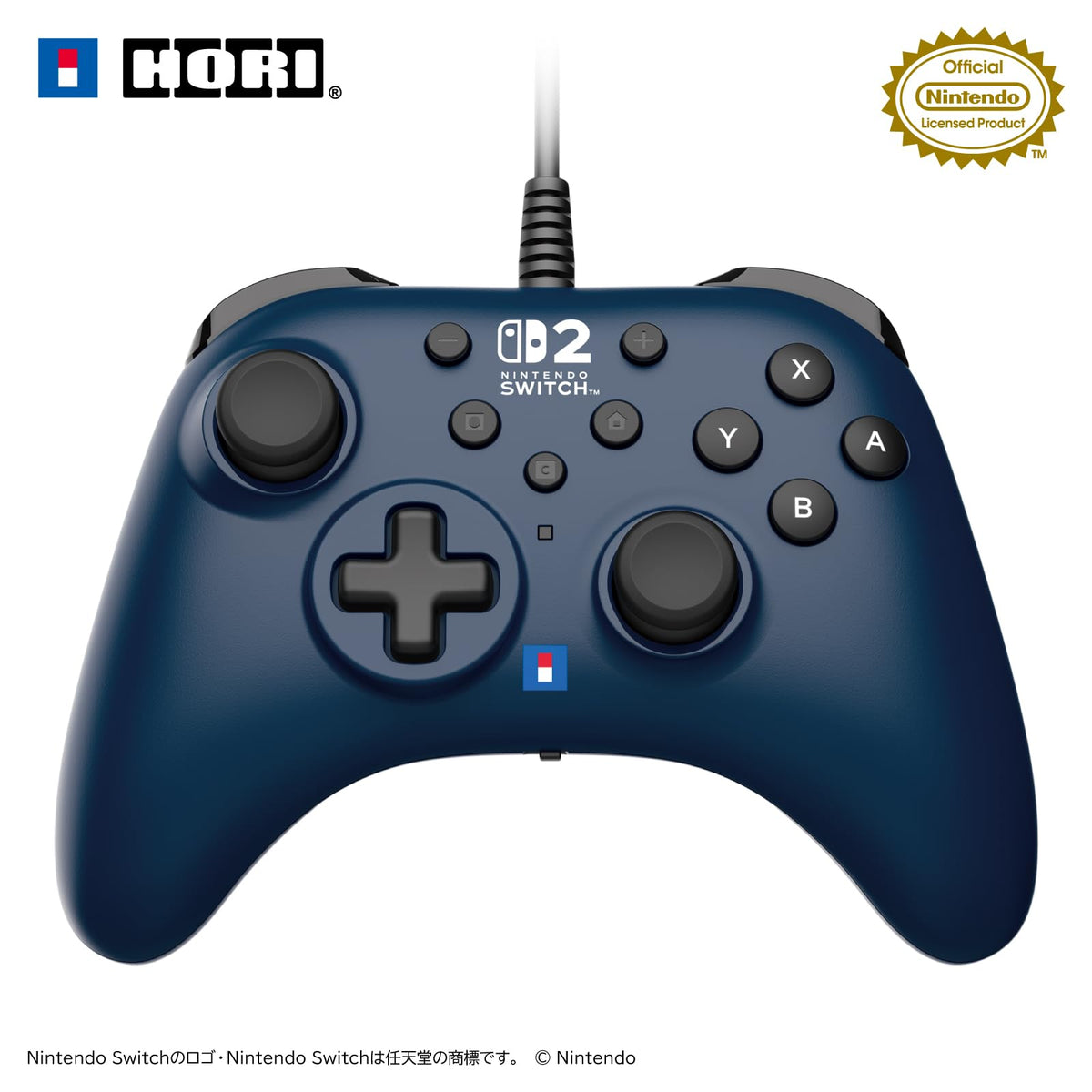 Horipad Turbo Controller for Nintendo Switch and Windows PC Navy