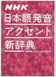 Japanese Pronunciation Accent Dictionary - New Edition - Compact Size - Blue Cover