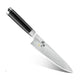 KAI Pisau Dapur Chef Damascus 180mm Profesional AE-5204 Hitam