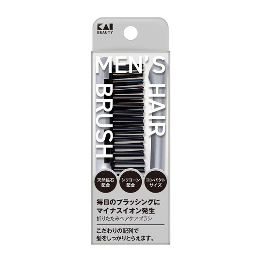 KAI Folding Hair Care Brush Compact Portable KQ1835 - WAFUU JAPAN