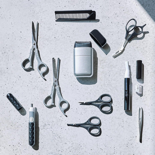 KAI Haircut Set Self Cut Manual Included Stainless Steel Scissors KQ3205 - WAFUU JAPAN