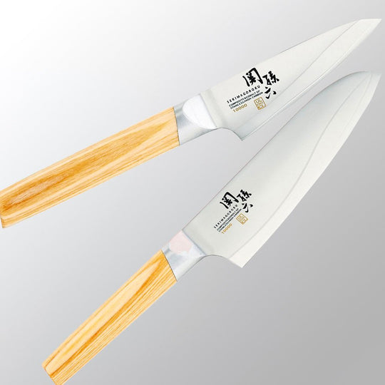 KAI Santoku Knife SEKIMAGOROKU 10000CL 165mm Made in Japan AE5254 - WAFUU JAPAN