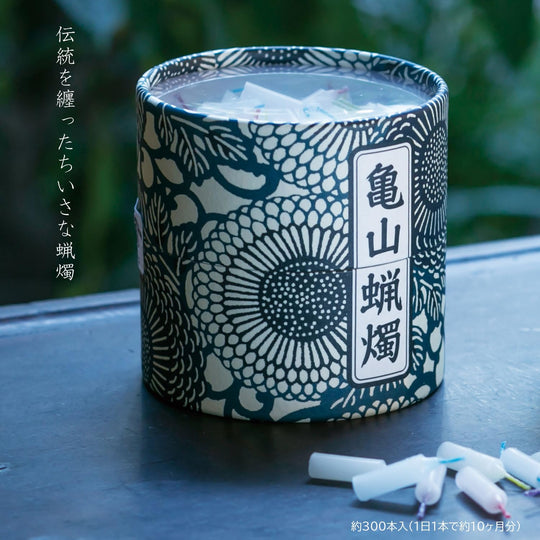 KAMEYAMA five-color candles 300 candles 10 minutes - WAFUU JAPAN
