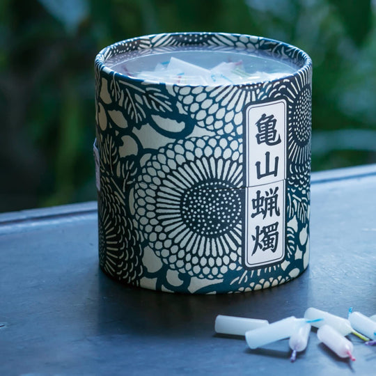 KAMEYAMA five-color candles 300 candles 10 minutes - WAFUU JAPAN