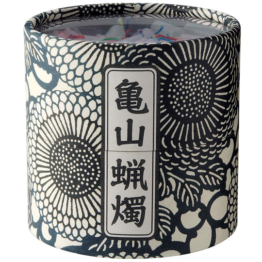 KAMEYAMA five-color candles 300 candles 10 minutes - WAFUU JAPAN