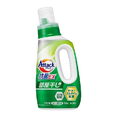 Kao Attack Antibacterial Laundry Detergent For Indoor Drying 720g - WAFUU JAPAN