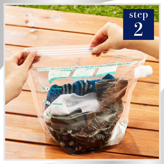 Kao Attack Portable Laundry Detergent Refill Bag 5L - WAFUU JAPAN