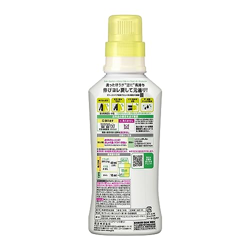 Kao EMAL Laundry Detergent Liquid Fashionable Wear Refreshing Green Fragrance 460ml - WAFUU JAPAN