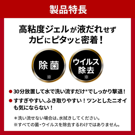 Kao Wide Haiter Mold Remover EX Power Gel Cleaner 200g - WAFUU JAPAN