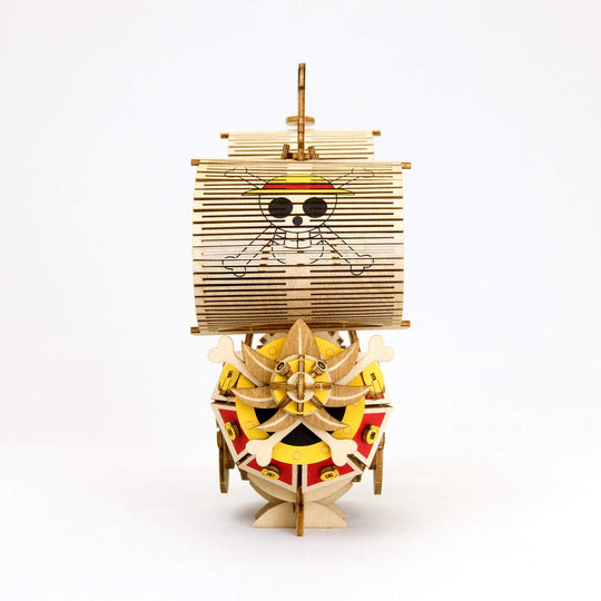Ki - gu - mi Wooden 3D Puzzle Thousand Sunny Ship DIY Educational Toy for Kids Adults - WAFUU JAPAN