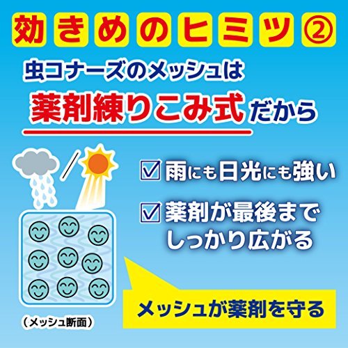Kincho Insect Conners Hanging for balcony Insect repellent net 366 day - WAFUU JAPAN