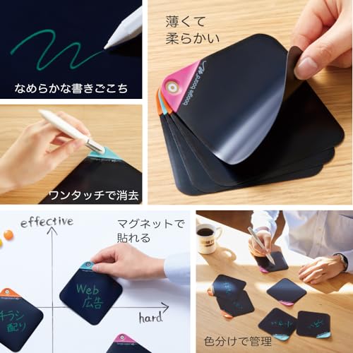 King Jim Electronic Memo Pad Boogie Board Papery M Size 7inch Starter Set (2 main units 1 stylus) BB-18M-S2A - WAFUU JAPAN