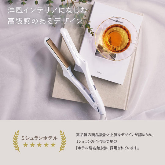KINUJO Hair Iron Silk Plate Ultra - Fast 220°C 28x100mm ※AC100V - WAFUU JAPAN