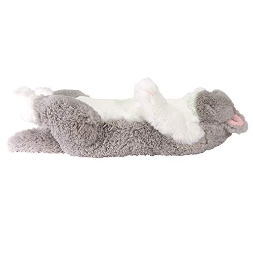 Kneecap Cat Gray Plush Animal P-6462 - WAFUU JAPAN