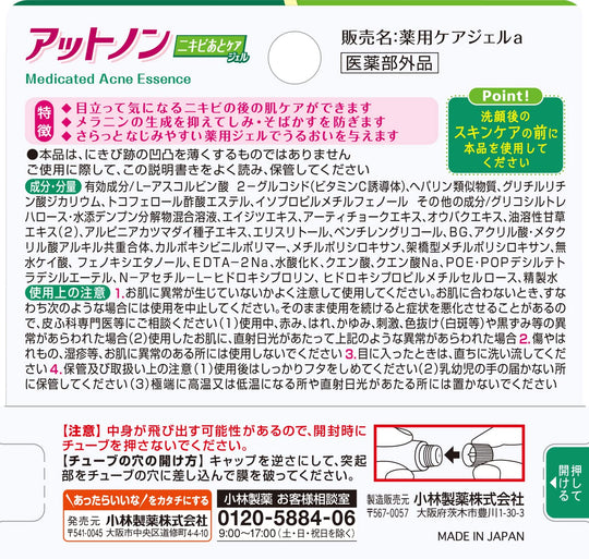 Kobayashi Atnon Acne Scar Care Gel 10g - WAFUU JAPAN