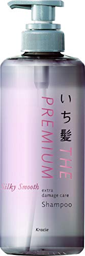 Kracie ICHIKAMI THE PREMIUM Extra Damage Care Shampoo Silky Smooth 480ml - WAFUU JAPAN