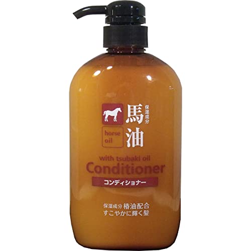 Kumano Yushi Fat Horse Oil Conditioner 600ml - WAFUU JAPAN