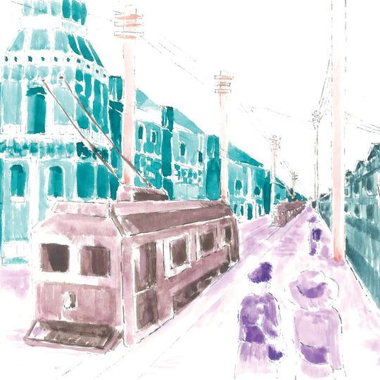 Kuretake Ink Cafe Meiji Colors Peacock Green Ink ECF160 - 535 - WAFUU JAPAN