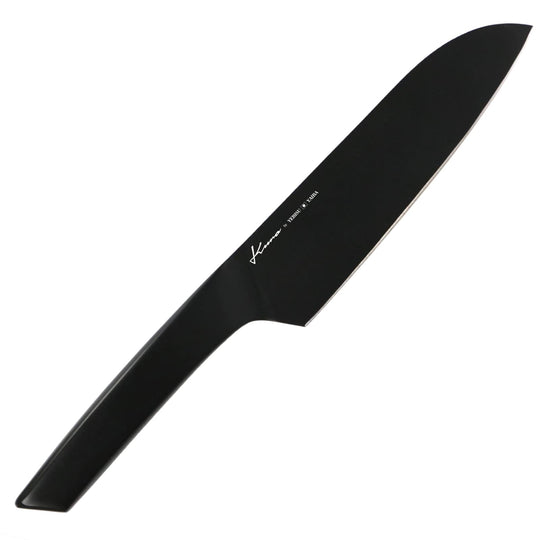 kuro by YEBISU YAIBA Santoku knife 180mm stainless steel - WAFUU JAPAN