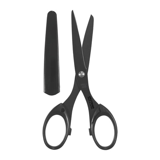 Kutsuwa Scissors Double Blade Design SS119BK Black - WAFUU JAPAN