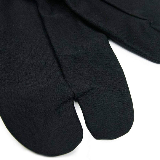 Kyoetsu Stretch Tabi Socks Men Black Size 25 - 30cm - WAFUU JAPAN