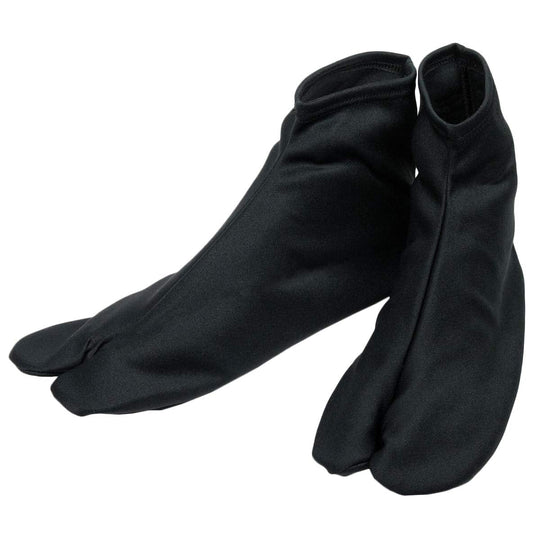 Kyoetsu Stretch Tabi Socks Men Black Size 25 - 30cm - WAFUU JAPAN