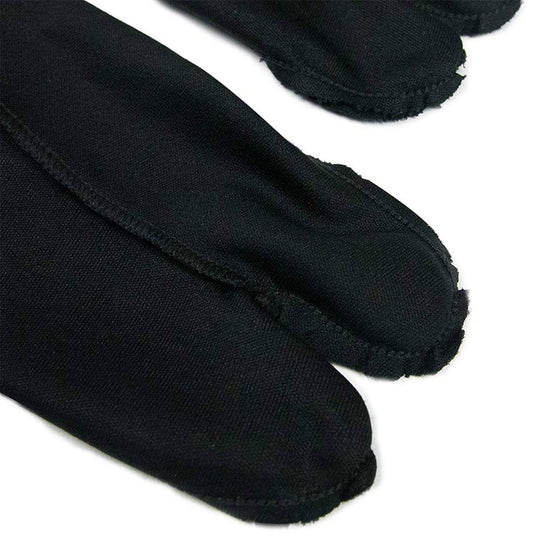 Kyoetsu Stretch Tabi Socks Men Black Size 25 - 30cm - WAFUU JAPAN