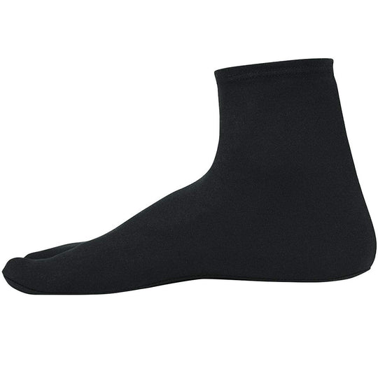 Kyoetsu Stretch Tabi Socks Men Black Size 25 - 30cm - WAFUU JAPAN
