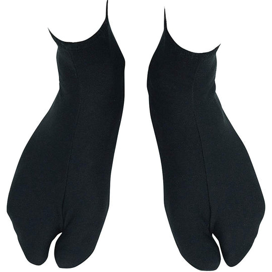 Kyoetsu Stretch Tabi Socks Men Black Size 25 - 30cm - WAFUU JAPAN