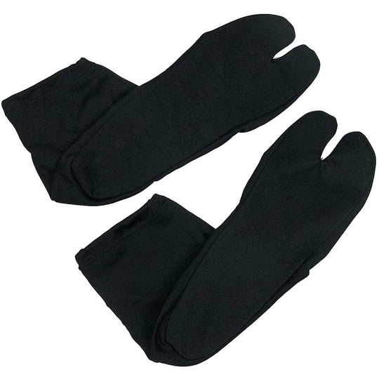 Kyoetsu Stretch Tabi Socks Men Black Size 25 - 30cm - WAFUU JAPAN