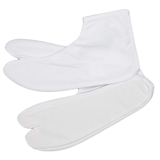 Kyoetsu Stretch Tabi Socks Non - Slip Cover 21 - 28cm White - WAFUU JAPAN