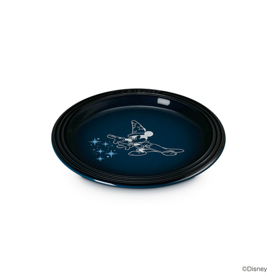 Le Creuset Fantasia Rege plate 19cm white nuit - WAFUU JAPAN