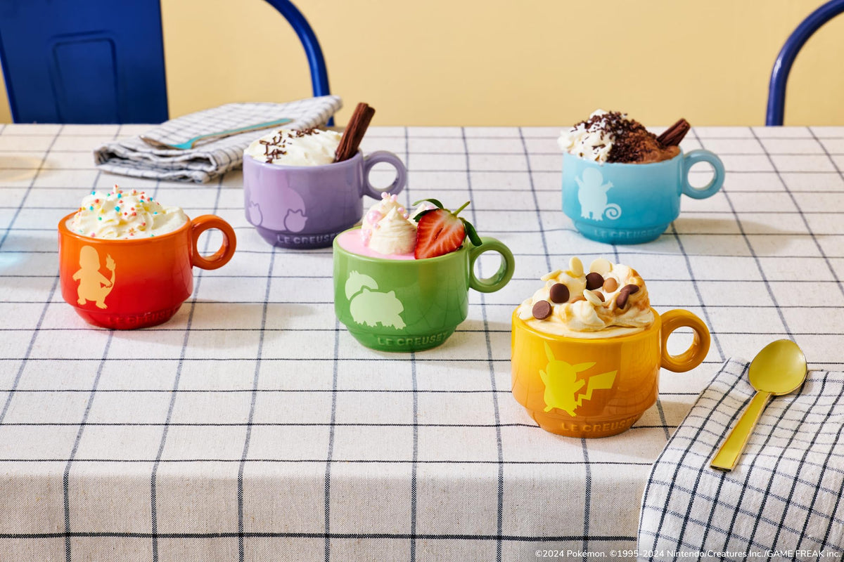 あい　ポケモン マグカップ 5個セット LE CREUSET Le Creuset Pokémon Collection Stacking Mugs 5pcs set – WAFUU