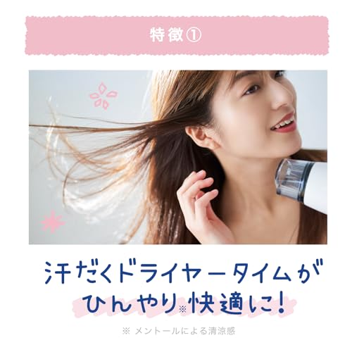 LIBERTA Coolist Scalp Cooler Floral Mint Heat Protection Hair Dryer - WAFUU JAPAN