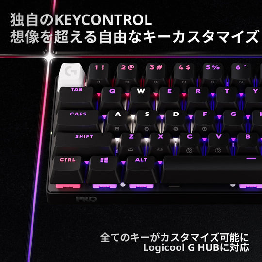 Logicool G PRO X 60 LIGHTSPEED Wireless Mini Gaming Keyboard Japanese Array Black G-PKB-60-001LNBK - WAFUU JAPAN