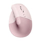 Logicool LIFT M800RO Wireless Vertical Ergonomic Mouse Rose for Windows Mac