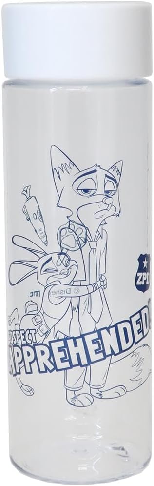 Marimo Craft Disney Zootopia Clear Bottle Nick & Judy 500ml MDAN - 025 - WAFUU JAPAN