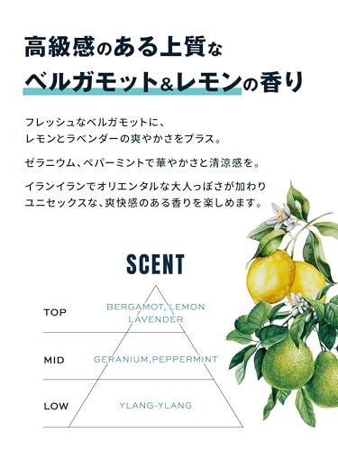 Maro17 Body Mist Deodorant Bergamot Lemon Scent 120ml - WAFUU JAPAN