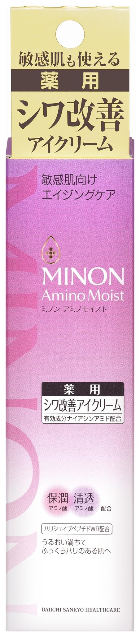 Minon Amino Moist Aging Care Eye Cream for Sensitive Dry Skin 25g - WAFUU JAPAN