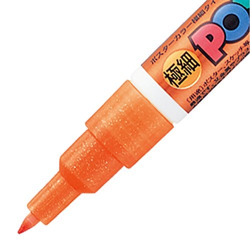 Mitsubishi Pencil POSCA Water-based pen extra-fine with lame 7 colors PC1ML7C - WAFUU JAPAN
