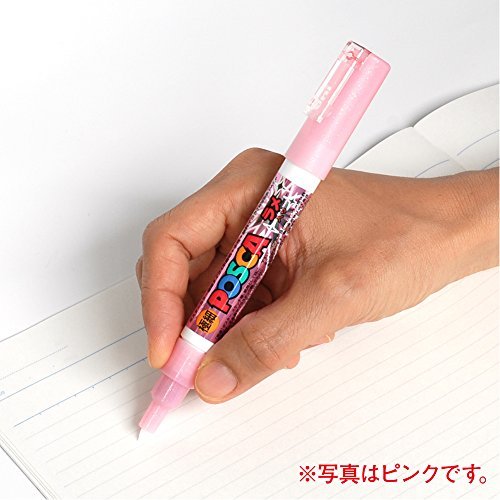 Mitsubishi Pencil POSCA Water-based pen extra-fine with lame 7 colors PC1ML7C - WAFUU JAPAN