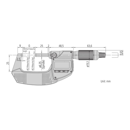 Mitutoyo Canta‑Mike MD‑E25 - WAFUU JAPAN
