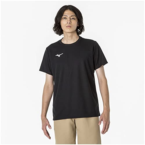 Mizuno Training T-Shirt Short Sleeve Quick - Dry 32MAA156 Unisex Black - WAFUU JAPAN