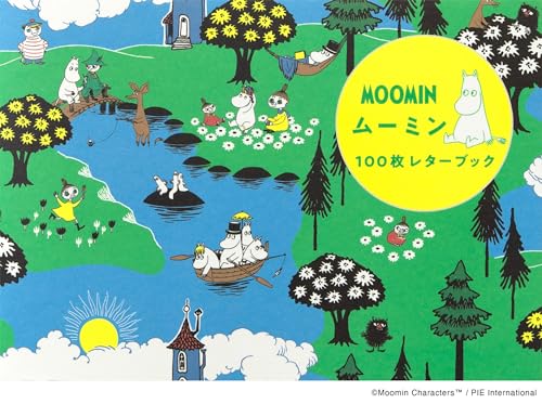 Moomin 100page letter book - WAFUU JAPAN