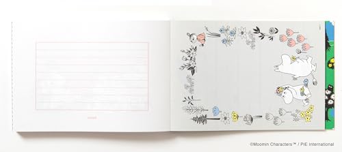 Moomin 100page letter book - WAFUU JAPAN