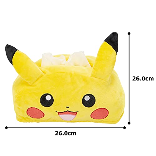 MORIPiLO Tissue Case Pokemon Pikachu Yellow 4620301 - WAFUU JAPAN