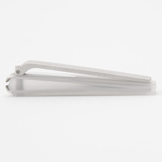 MUJI Steel Nail Clipper with PP Cover Model 15822690 White 1 Piece - WAFUU JAPAN