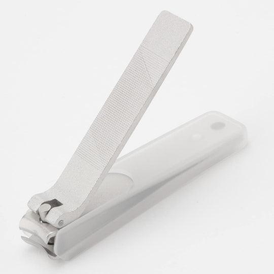 MUJI Steel Nail Clipper with PP Cover Model 15822690 White 1 Piece - WAFUU JAPAN