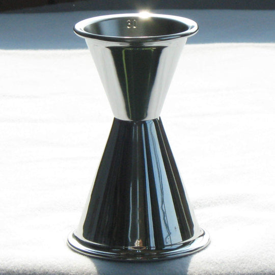 Nagao Cocktail Jigger Cup 60 30ml Measurement 18 - 8 Stainless Steel Made in Japan - WAFUU JAPAN