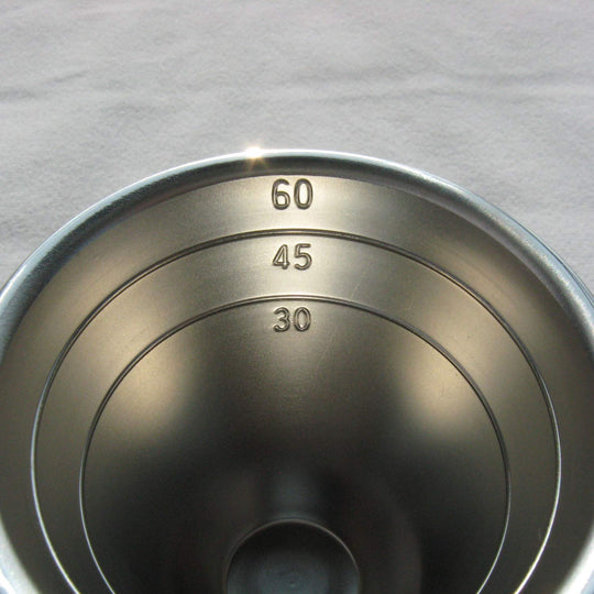 Nagao Cocktail Jigger Cup 60 30ml Measurement 18 - 8 Stainless Steel Made in Japan - WAFUU JAPAN